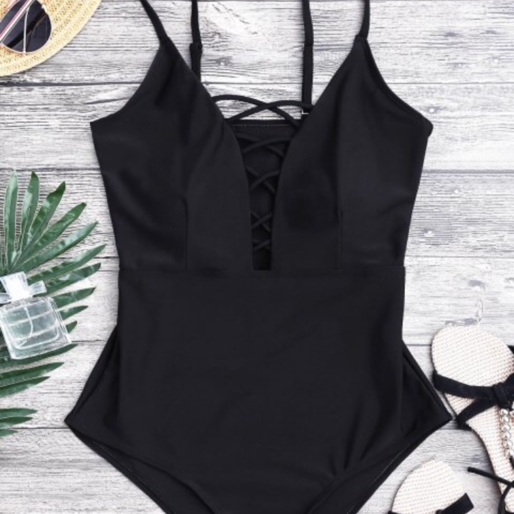 Black one piece